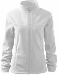 Giacca in pile da donna, bianco Giacca in pile da donna, bianco