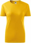 Maglietta classica da donna, giallo Maglietta classica da donna, giallo