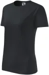 Maglietta classica da donna, grigio ebano
