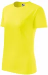 Maglietta classica da donna, limone giallo