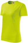 Maglietta classica da donna, verde lime