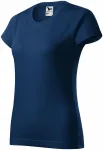 Maglietta semplice da donna, blu notte