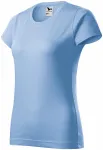 Maglietta semplice da donna, cielo blu