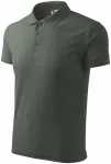 Polo ampia da uomo, ardesia scura