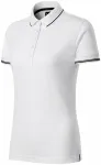Polo da donna a maniche corte, bianco
