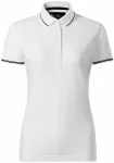 Polo da donna a maniche corte, bianco