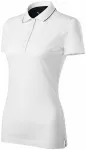 Polo donna elegante mercerizzata, bianco