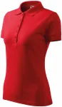 Polo elegante da donna, rosso Polo elegante da donna, rosso