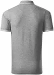 Polo uomo a contrasto, marmo grigio scuro Polo uomo a contrasto, marmo grigio scuro