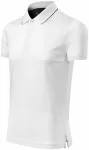 Polo uomo elegante mercerizzata, bianco