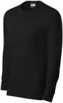 T-shirt a maniche lunghe da uomo resistente, nero
