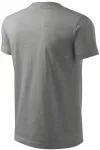 T-shirt classica da uomo, marmo grigio scuro T-shirt classica da uomo, marmo grigio scuro