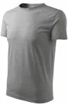 T-shirt classica da uomo, marmo grigio scuro T-shirt classica da uomo, marmo grigio scuro