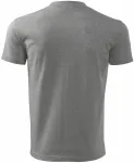 T-shirt classica da uomo, marmo grigio scuro T-shirt classica da uomo, marmo grigio scuro