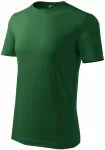 T-shirt classica da uomo, verde bottiglia