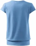 T-shirt da donna alla moda, cielo blu