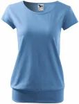 T-shirt da donna alla moda, cielo blu