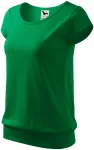 T-shirt da donna alla moda, erba verde
