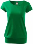 T-shirt da donna alla moda, erba verde