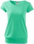 T-shirt da donna alla moda, menta