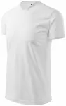 T-shirt pesante con maniche corte, bianco