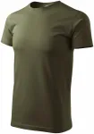 T-shirt semplice da uomo, military