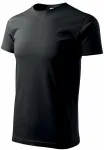 T-shirt semplice da uomo, nero