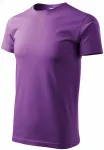 T-shirt semplice da uomo, viola