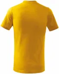 T-shirt semplice per bambini, giallo T-shirt semplice per bambini, giallo