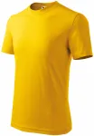 T-shirt semplice per bambini, giallo T-shirt semplice per bambini, giallo